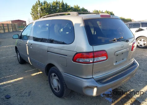 2001 Toyota Sienna Xle from USA, damaged, VIN 4T3ZF13C81U341841